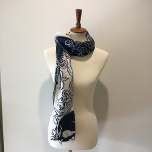 Knit double side scarf